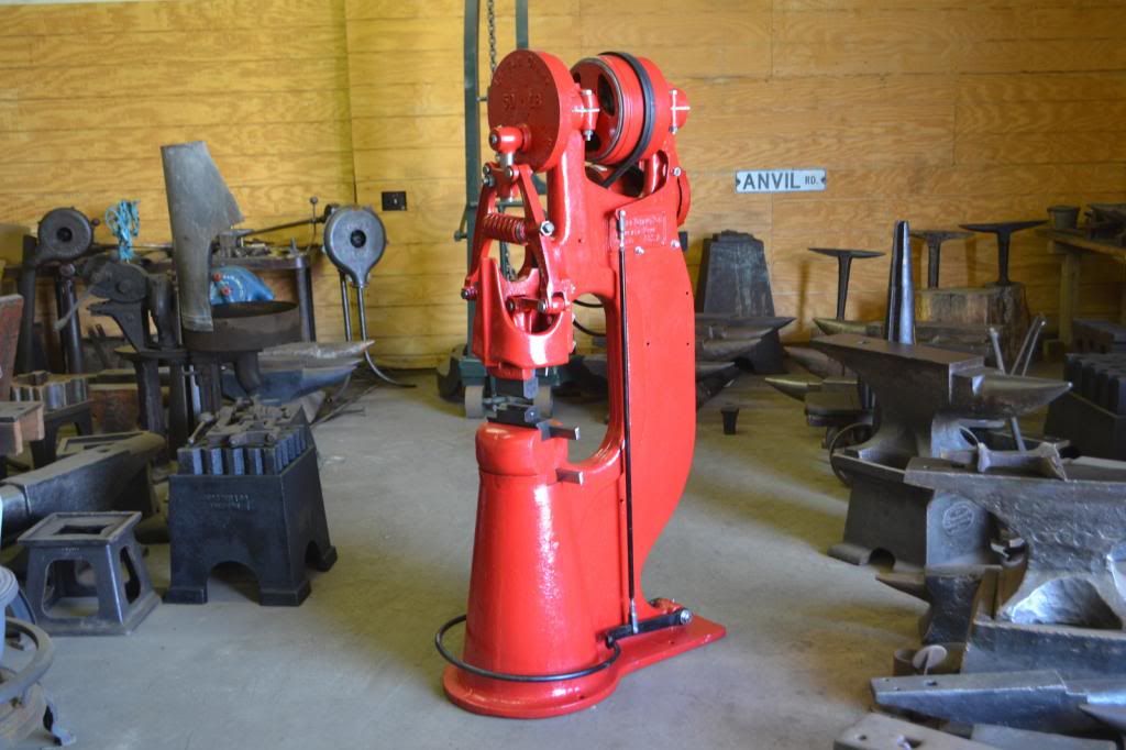 COMPLETELY REBUILT 50 LB. LITTLE GIANT POWER HAMMER Blacksmith Anvil 32